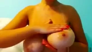 Stimulated Large Saggy Breasts Courtesan