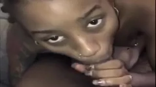 Hot ebony nailed by big black cock