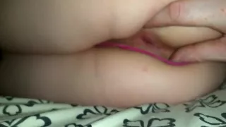 Busty ass and pussy fingering and dildoing MILF