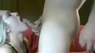 Amateur slut blowjob cumshot