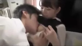 Asian blowjob blond amateur fucked after sucking cock