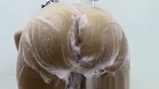 Small tits shower teen ready to suck