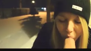 Exotic private girlfriend, blowjob, outdoor sex clip