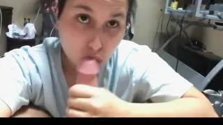 Fabulous amateur blowjob, oral, tit cumshot porn video