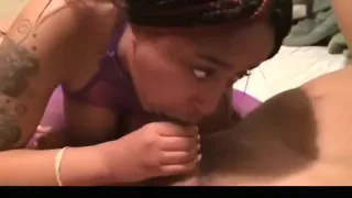 Incredible amateur blowjob, ebony, curly sex video