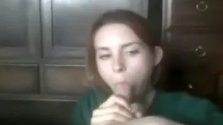 Amazing homemade geeky, facial cumshot, swallow sex scene