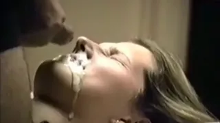 Crazy amateur facial cumshot, closeup, cellphone sex clip