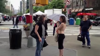 Voyeur outdoor action