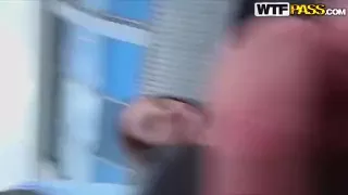 Euro amateur at blowjob party sucking on dick