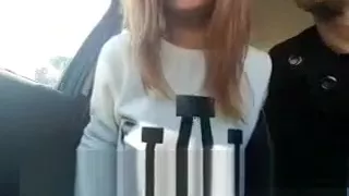 Outdoor public blowjob and fuck