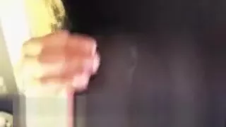 Amazing blonde hottie with big boobs showing shaved nookie