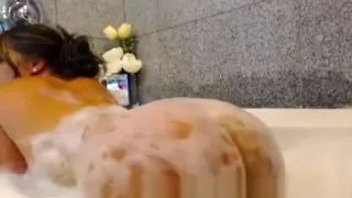 Monster Natural Big Boobs in Shower