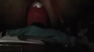 Nice Pink Dildo Up His Ass