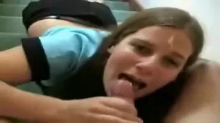 Super pompino sulle scale