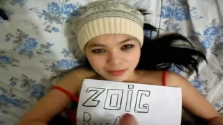 Brunette Cutie Gets a Facial