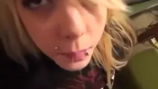 Alt Teen With Piercings Sucks Cock