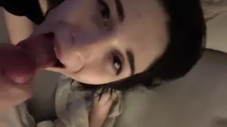 Guy Strokes His Cock and Has it Sucked on