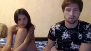 Bored Cam Chick Blows Dick