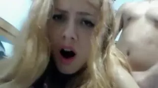 Pretty Blonde Dicked and Facialized