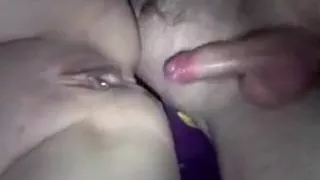 Wet Girl Gets Spooned and Creamed