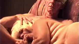 Old Lady Gives Head to an Old Guy