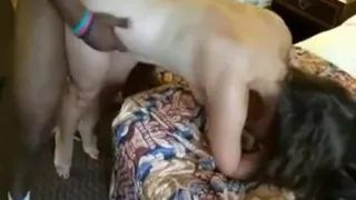 Cuckold Admires a Black Stud Fucking His Wife