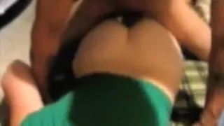 Fucked from behind hard with cum shot inside her pussy