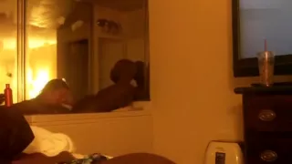 My Blonde White Girlfriend Sucking My Black Dick