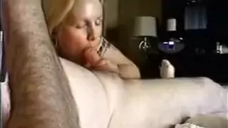 Kinky MILF craves a nice white cock in her mouth