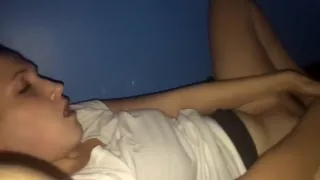 Lovely teen girl masturbatin...