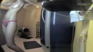 Hidden cam locker room spy