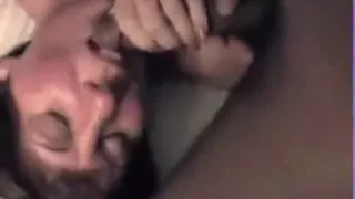 Chubby old gets stuffed