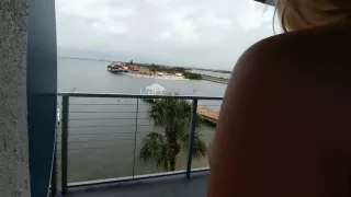 Wife gets cum on her face on...