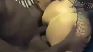 Interracial anal homely sex ...