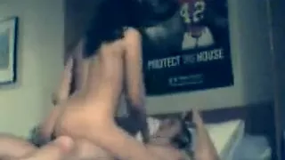 dirty brown hairy gets satis...