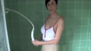 Crazy amateur straight, big tits sex scene