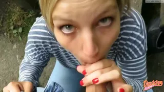 Beim DEEPTHROAT im Park fast GEKOTZT!
