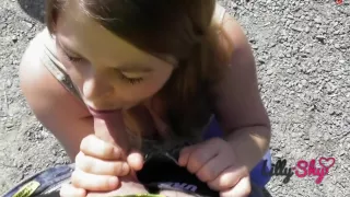 Lilly-$hy - Outdoor - Geiler Quckie nach Grillparty