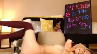 Private homemade dildos/toys, masturbation porn record with hottest Aubrilee