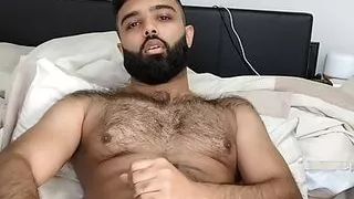 Stroking my greasy gooner cock and cumming hard