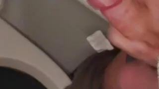 Enjoying a Wank on the Airplane