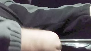 Jerking off While Driving Home