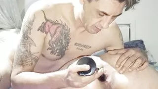 sexywifedd anal training with inflatable anal flower, pussy pumped,hard ass fuck and creampie with big gape