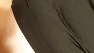 He's playing with my wet shaved pussy.