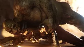 Wonder Woman Captured By An Orc (Injustice 2)