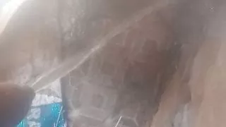 Drawing bathroom in public restaurant