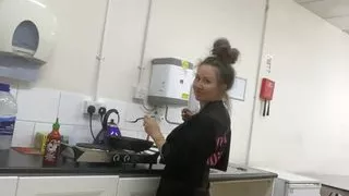 Flashing whilst cooking