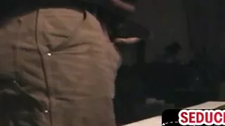 Amateur straight stud solo masturbating for cumshot