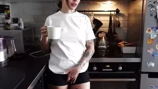 Cute neighbor turned out to be an anal whore!