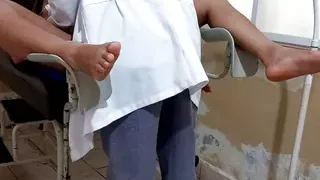 homemade porn, the doctor checks his patient in routine exam and sees a big vagina ready to be fucked